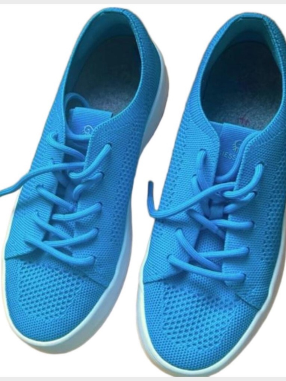 Giesswein Women’s US 6-7 Size 37 | Wool Washable Sneakers Blue/Teal Wool Insoles